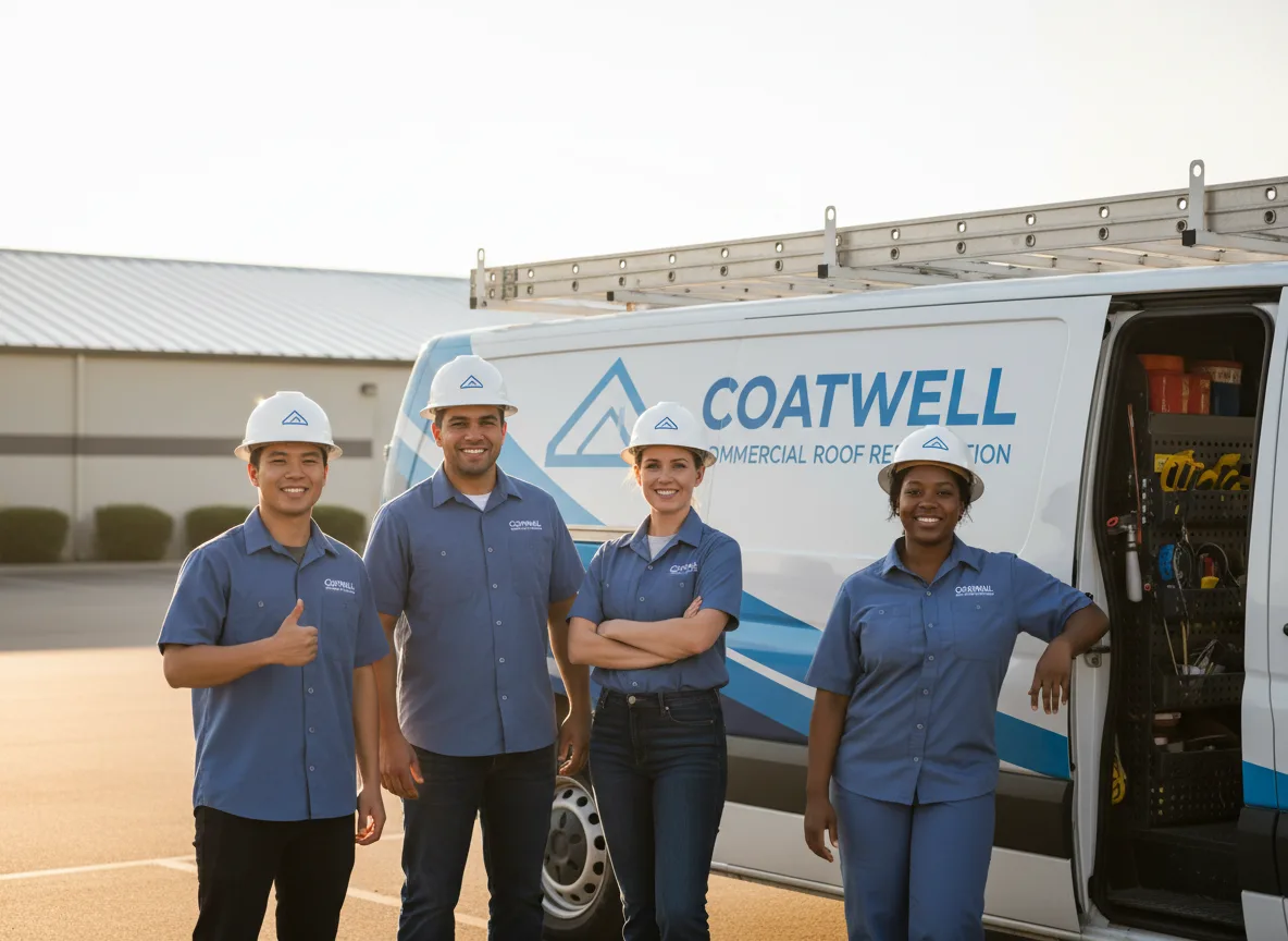 Commercial roof coating company in Avoca, IA